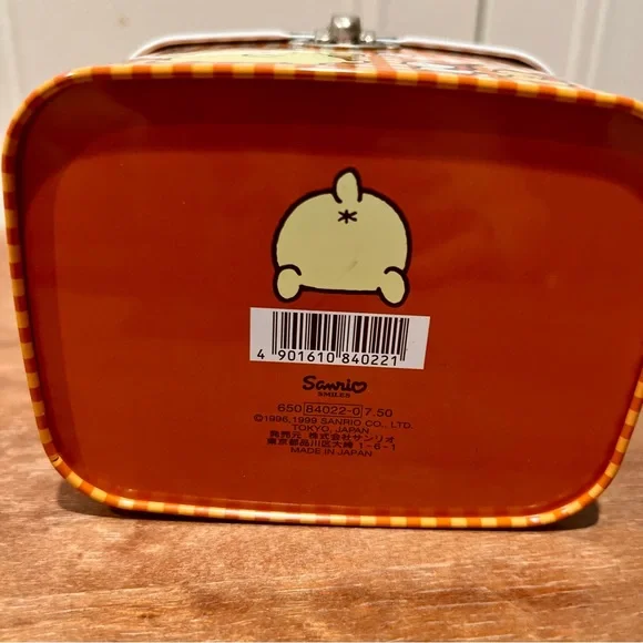 Rare Vintage Sanrio Tin Storage Box with Cute Pompompurin Design - Picture 9 of 9